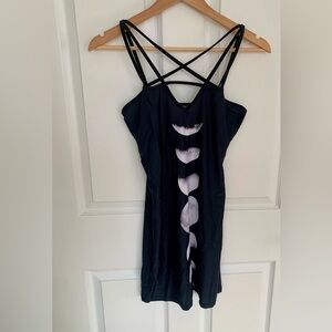 Black Moon Phase Slip Dress
